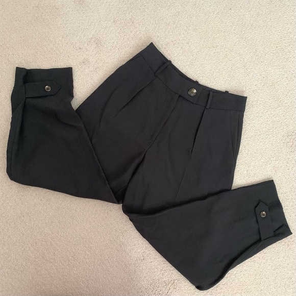 NWT Topshop Button Hem Trousers - Picture 2 of 5